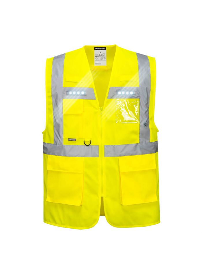 Orion LED Executive Vest, M, R, Yellow