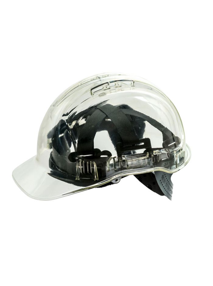 Peak View Hard Hat Vented, , R, Clear