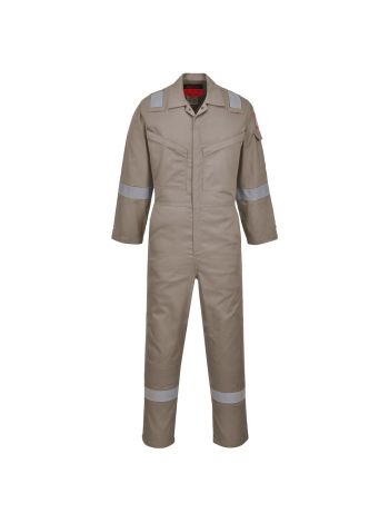 Araflame Silver Coverall, 34, R, Khaki