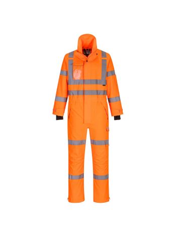 Hi-Vis Extreme Rain Coverall, L, R, Orange