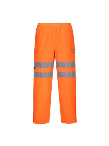 Hi-Vis Extreme Rain Trousers, L, R, Orange