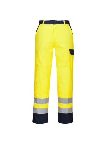 Hi-Vis Bizflame Pro Trousers, L, R, Yellow