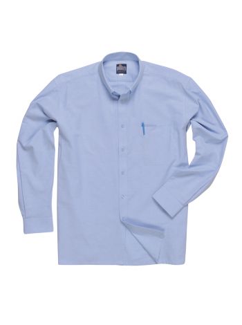 Oxford Shirt, Long Sleeves, 140, U, Blue