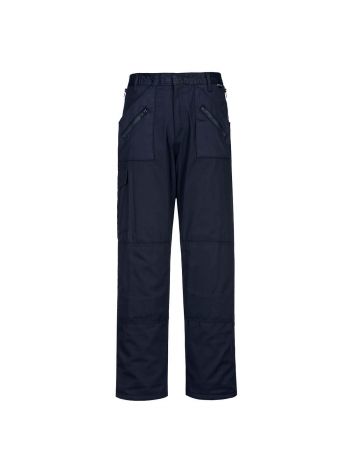 Lined Action Trouser, L, R, Navy
